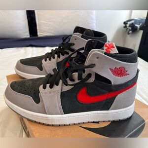 Air Jordan 1 comfort zoom 2 black/red/grey